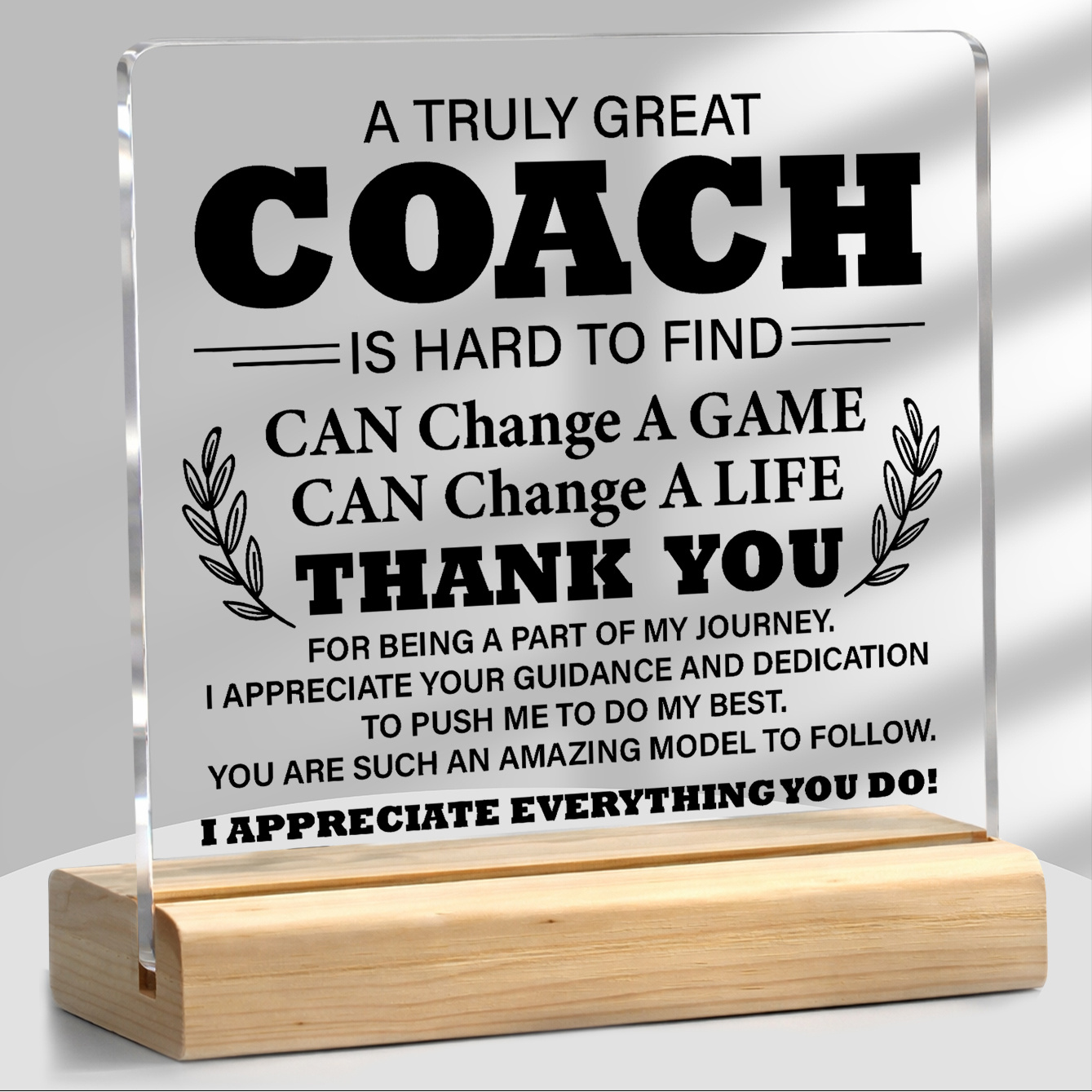 TEMU 2d Flat, 2d Flat Design, Single-piece "thank You " Gift For Players And Teams, High-quality Gift Acrylic Plaque, Desktop Decoration, Home Decor