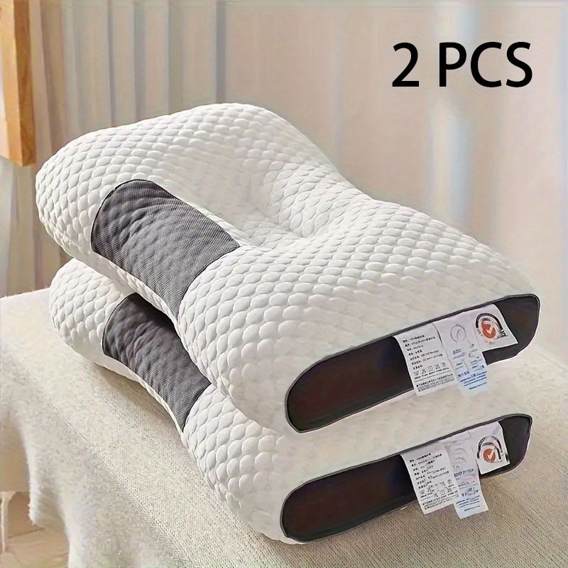 TEMU 2/ 4pcs High-quality Pillow Core, Ergonomic Neck Pillow, Standard Sofa Neck And Shoulder Massage Pillow, Side Pillow, Back Pillow,