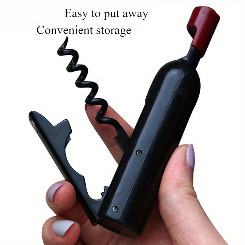 Abrillantador de Vino de Acero Inoxidable, Portátil Multifuncional con Diseño de Espiral Fácil de Girar y Función de Almacenamiento Conveniente