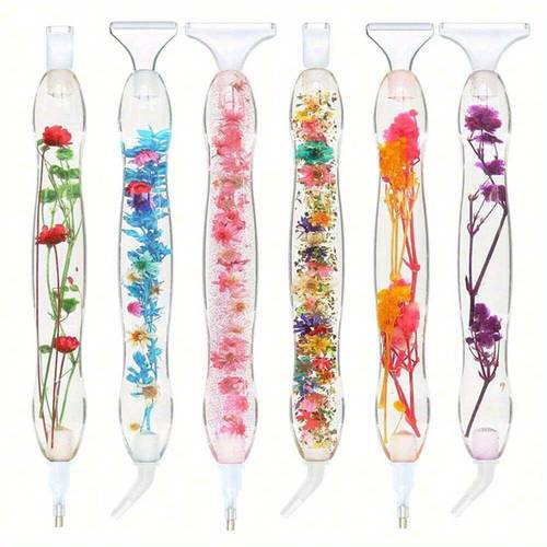 1pc diamond painting pen multiple bits point diamonds painting accessories point diamond pen handmade tools with multi pens tip accessories