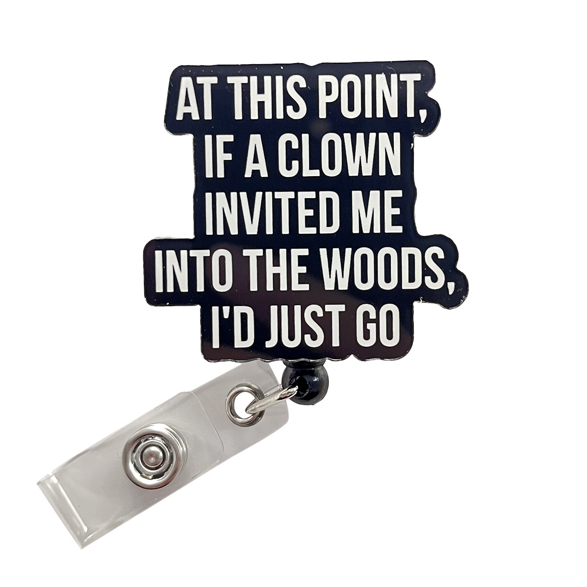 TEMU 2d Flat Retractable Holder Reel With Cute Design, Nurse Hospital Badge Holder Office Lanyard 1pc A Protective Film On