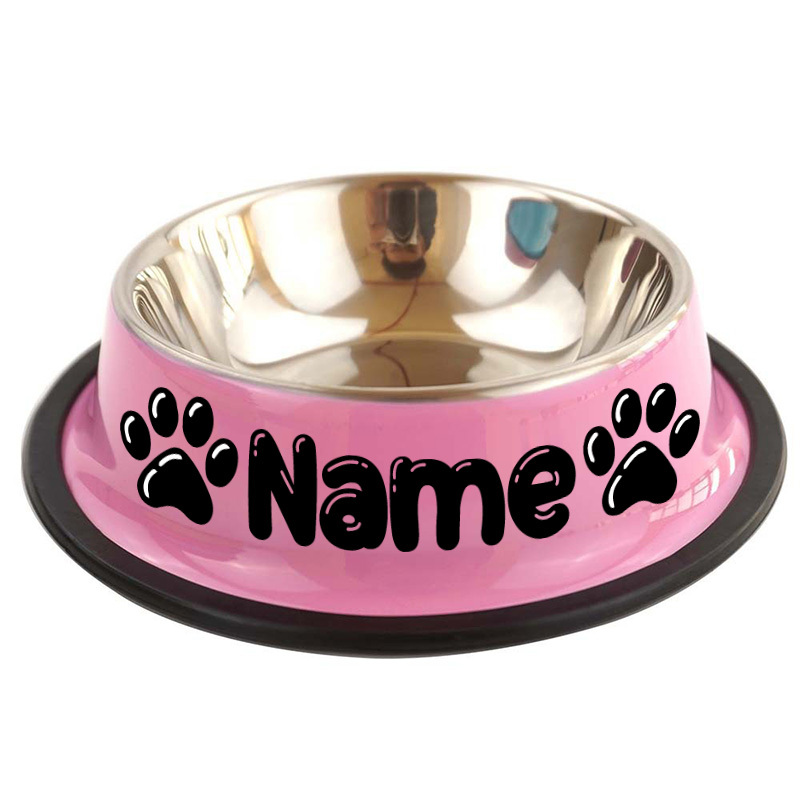 TEMU Cute Personalized Custom Cat Bowls, Dog Bowls, Stainless Food Bowls, Cat Food Bowls, Dog Pots And Cat Pots That Can Hold Dog Food, Cat Food And