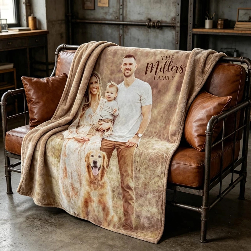 TEMU [2D ] Personalizada con Foto y Texto, Personalizada con , Cómoda, , y Adecuada para Sofá, , Dormitorio, Camping, Viajes o Oficina, Opción de