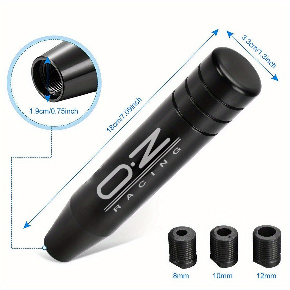 E-shop Manueller Aluminium Auto Schaltknauf Langer Schalthebel für Ersatz Universal 18CM