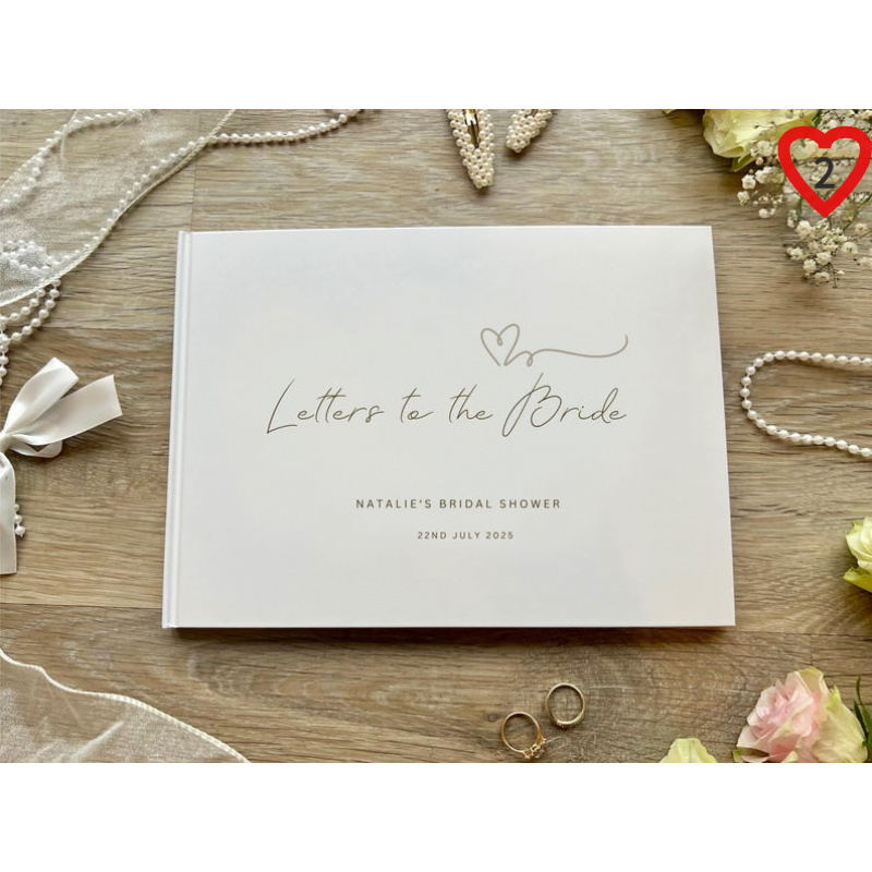 TEMU Bridal Letter Book, Bridal Party Souvenir Gift Easy And Elegant Wedding Photo Album