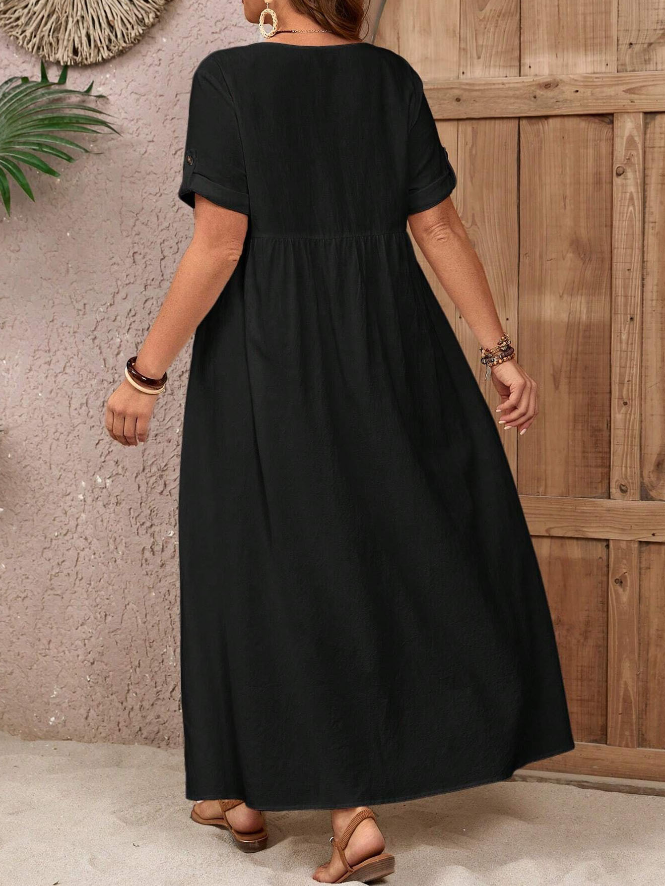 black casual dresses plus size Plus Size Sadie Tank Dress