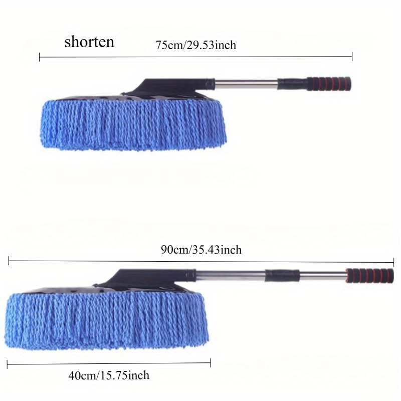 2pcs Car Brush, Car Maintenance, Microfiber Car Duster Exterior Scratch Free, Extendable Handle Interior Multipurpose Dust Cleaning Duster for Cars