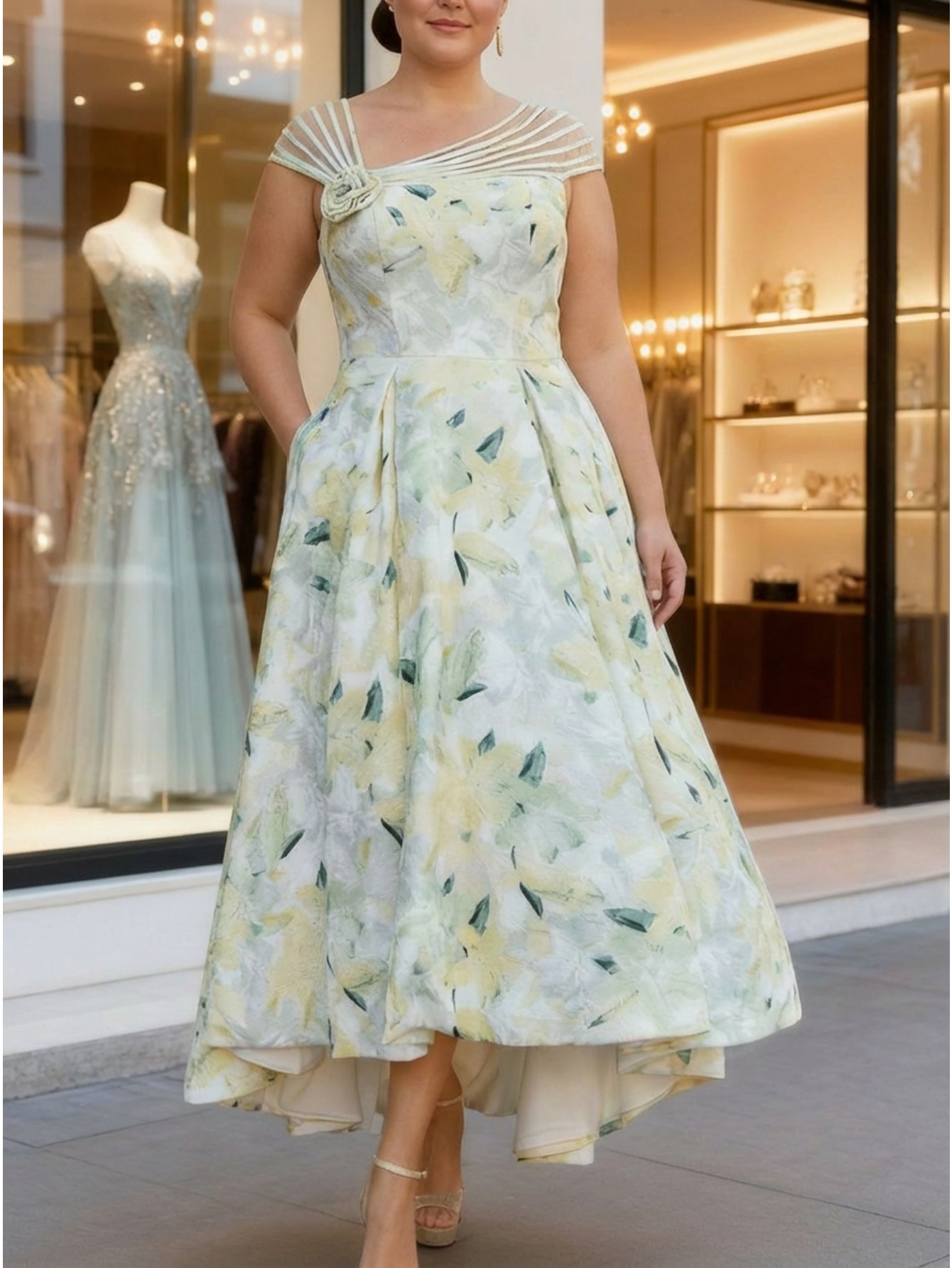 green emerald velvet dress Elegant A-Line Satin Midi Wedding Guest Dress Spaghetti Straps Back Zipper Short Formal Evening Dress COCOMELODY 803510185058, 7 Days / Black / S