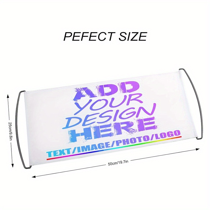 TEMU 1 stuks Gepersonaliseerde Kleine Vlaggen, Ontworpen voor Gemakkelijk Wapperen, Gemaakt van Polyester met een Plastic Stok, Geschikt voor Fans en