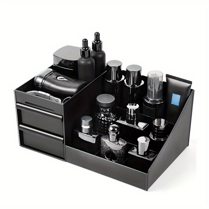 TEMU Men's Organizer Rack, Perfume Organizer, Cologne Holder, Cologne Rack, Fragrance Shelf, Bathroom Countertop Storage, Bathroom Countertop Rack, ,