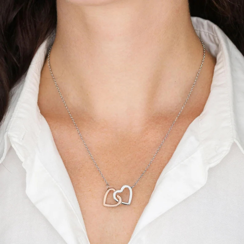 Forever Grateful Mom Heart Necklace, Elegant Gift Box