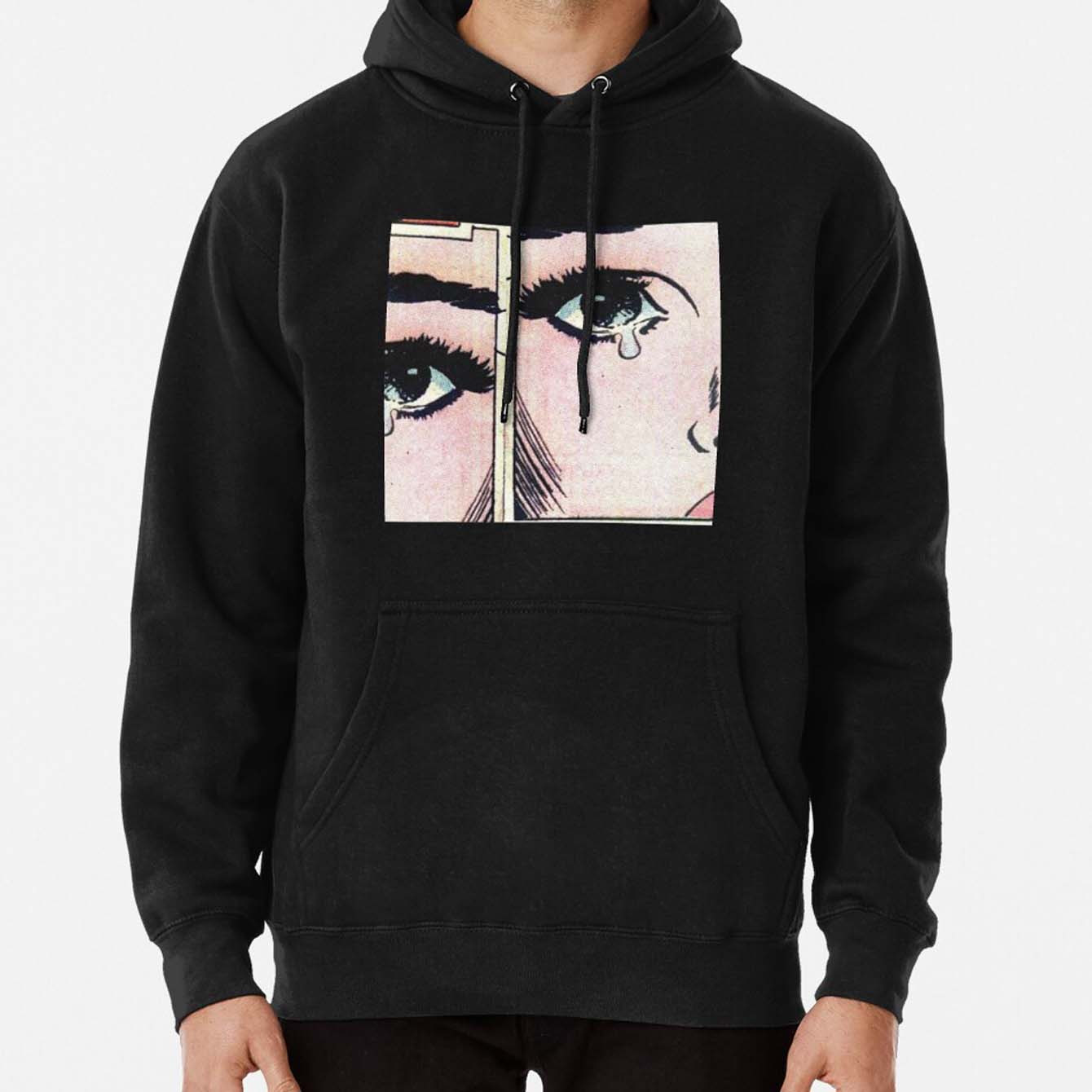 

Radical Men's Hoodie - Casual Knit Pullover With Pop Art , Kangaroo Pocket, Long Sleeves, Non-transparent, Solid Color, Polyester