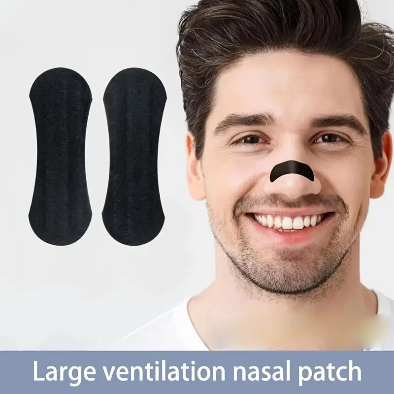 50pcs snore prevention nasal strips hypoallergenic breathable snoring strips suitable for sleep for snoring wide style   discreet nose strips for   use Product details 0