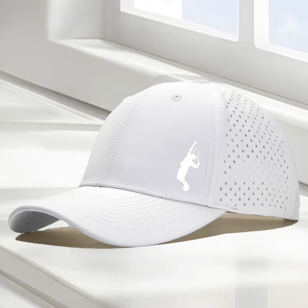 TEMU 1 "" Graphic Print Six-panel Golf Hat With Perforated Mesh – Athletic Workwear Hat, In 10 Colors