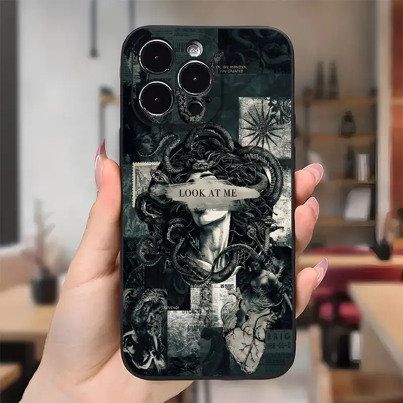 medusa retro style phone cover iphone 16 11 15 14 13 12 pro - Temu Mauritius medusa retro style phone cover iphone 16 11 15 14 13 12 pro - Temu Mauritius