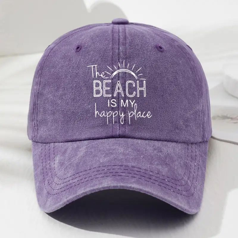 TEMU Unisex Printed The Top Baseball , Retro Hat For Men And Women, Fashionable With Adjustable Size, Ideal For Sports, Fishing, Hiking, And Camping