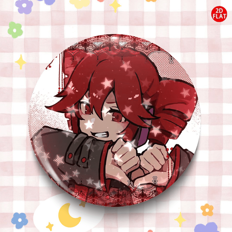 TEMU (2D FLAT) Punta da trapano 2026 Ultimo cartone animato Anime /Brooch/Badge, Adatta per piccole aggiunte come abbigliamento, , zaini - Aggiunte