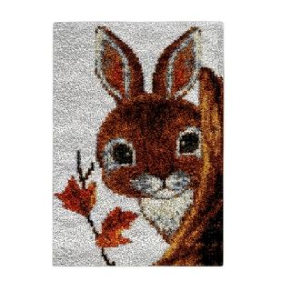 Rabbit Lock Hook Carpet Set for Home Decoration