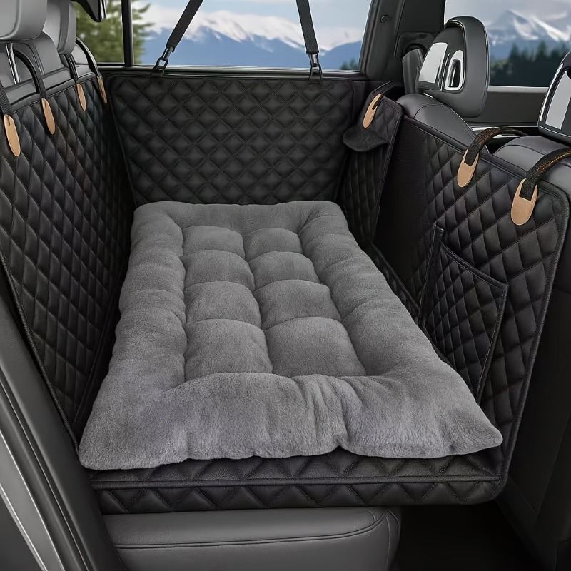 E-shop KEMORELA 2026 Verbessertes Extra Großes Plüsch Hundebett Sofa - Verdickte Ultra-Weiche Polyester Haustiermatte mit Kopfstütze und Erhöhten