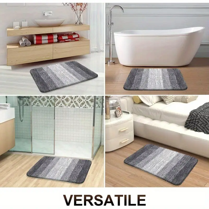 bathroom rugs 30x20, soft absorbent microfiber bath rugs, rubber backing, quick dry, machine washable bath mats bathroom floor, tub and shower, home decor accessories, bathroom accessories and decorations, fluffy bath mat, bathroom mat long, non slip bathtub mat, bath accessories, quick dry bath mat, shower mat, plush bath mat, cozy bathroom decor, durable bath mat, microfiber, absorbent floor mat, owners, buyers Product details 6