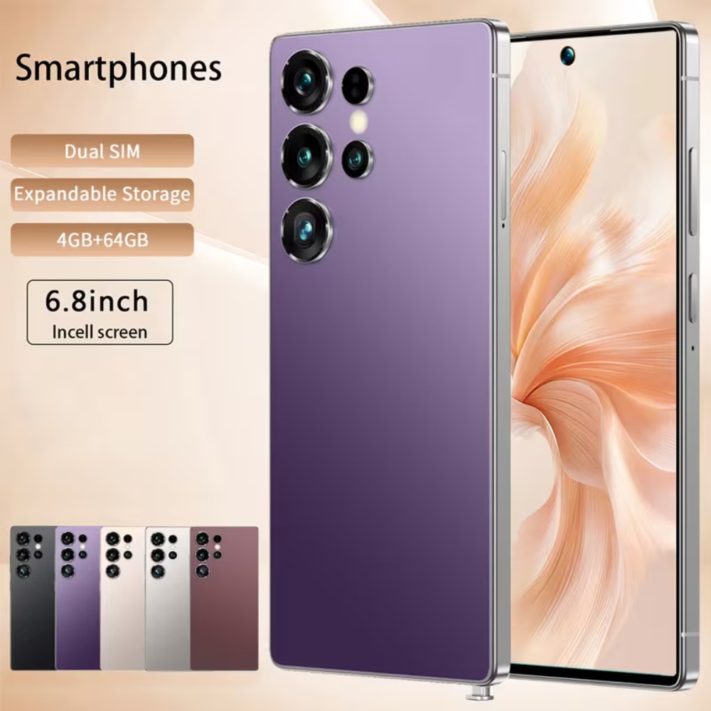 smartphone featuring a 6 8 inch display   with an integrated stylus ultra large storage capacity   with headphones phone case data cable screen protector   visual experience   effect Product details 8