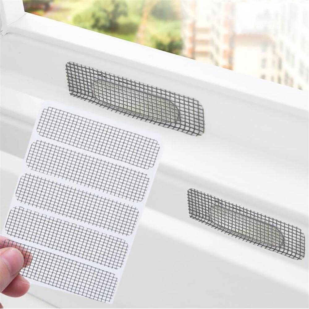 Self-adhesive Screen Mesh Repair Patch For Window Screen Drain Holes And Rips, Screen Door Mesh Repair Tape