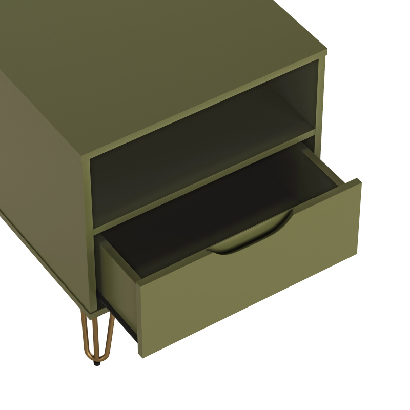 Nightstand in Olive Green