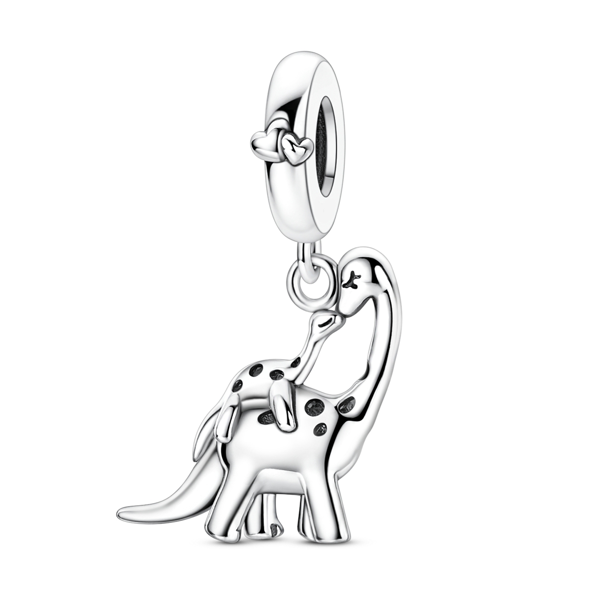E-shop versilberter Metall-Stil Vintage Liebesdrache-Familien-Tier-Anhänger, passend für Original-Armband-Halsketten-Perlen zur