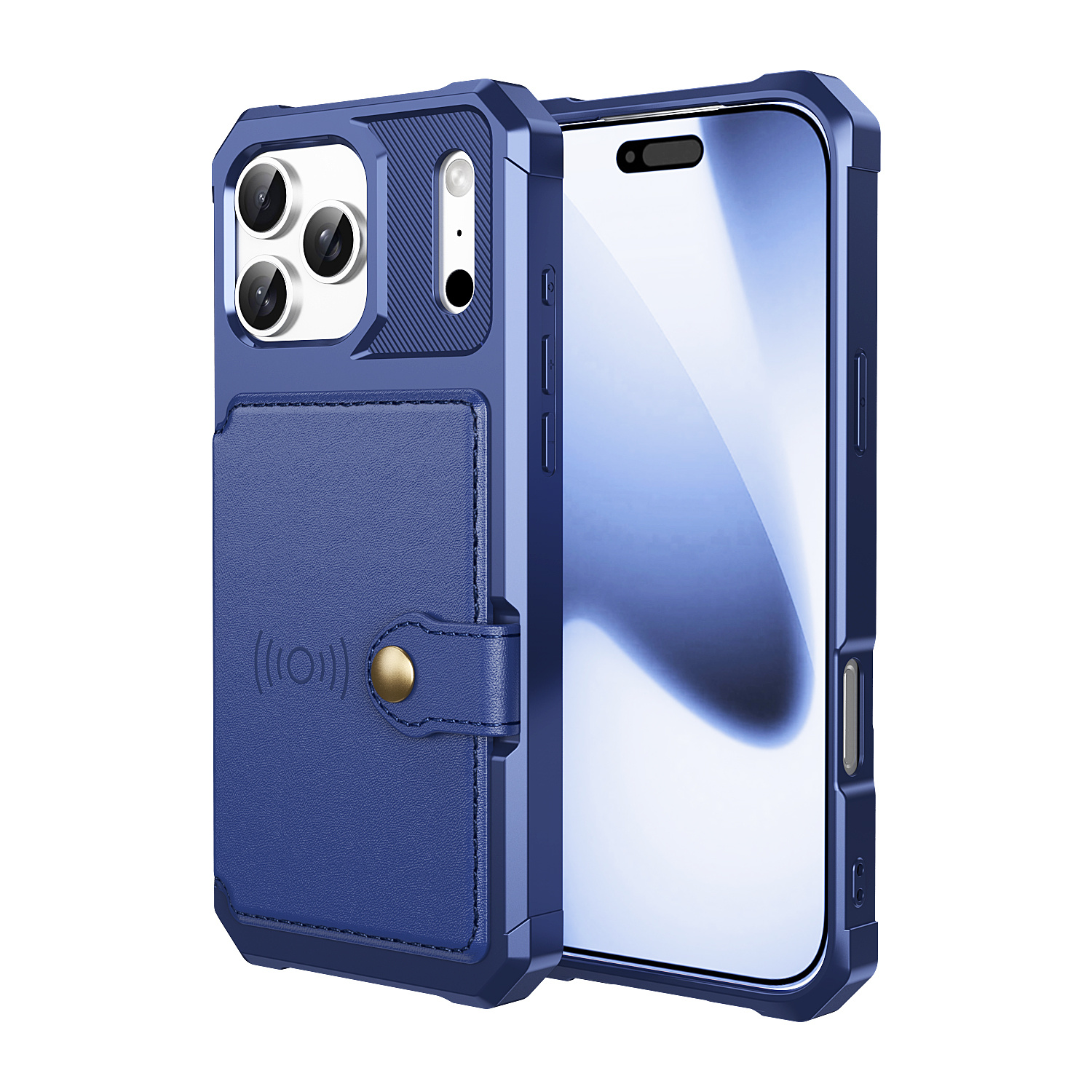TEMU Phone Case: Zm -one Storage   Hardcore Protection Multi-functional Card Holder Phone Case, Unlocking A Of Fashion And Portability With Case!