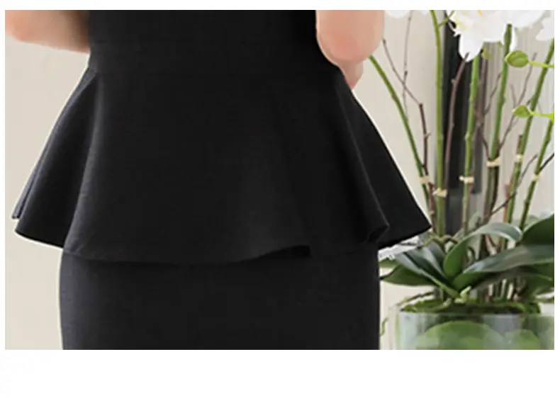 elegant womens black professional suit short sleeved skirted - Temu Kuwait elegant womens black professional suit short sleeved skirted - Temu Kuwait