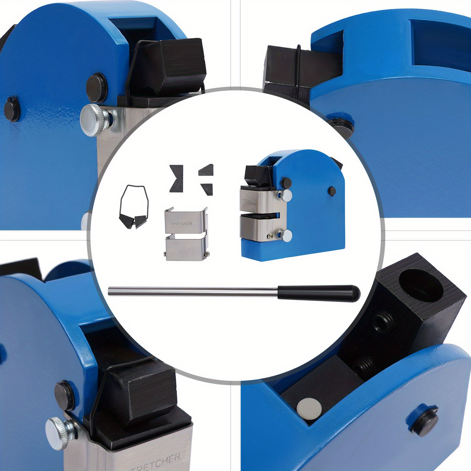 Image of Metal Shrinking & Stretching Tool: High-quality Cast Iron Tool For Shipbuilding & Railway Vehicle Manufacturing, Manual Operation With Long Handle