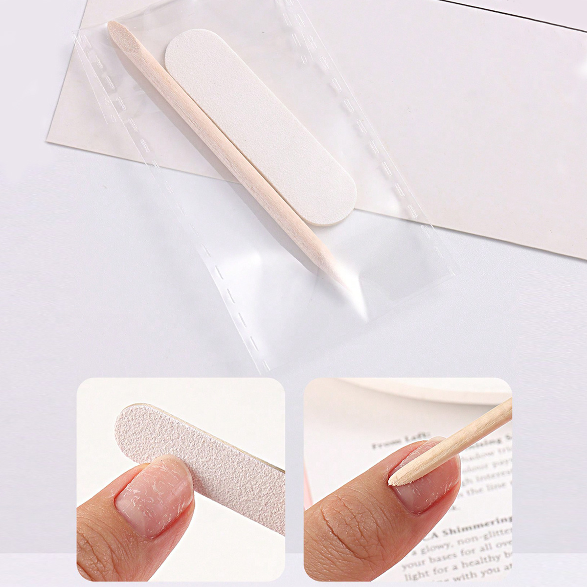 Disposable Mini Nail Files Manicure Set