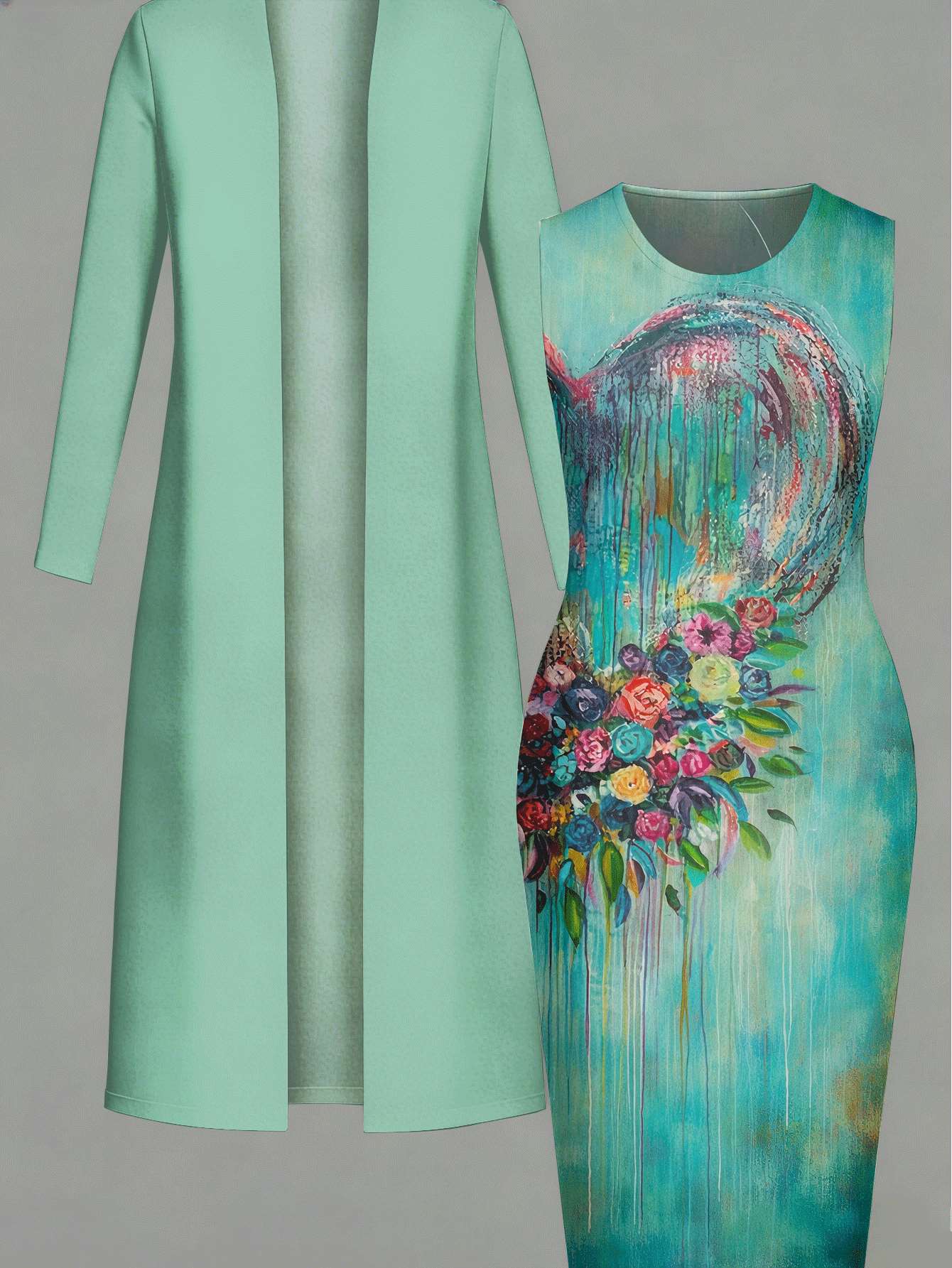 2 piece dresses sold on Temu United States