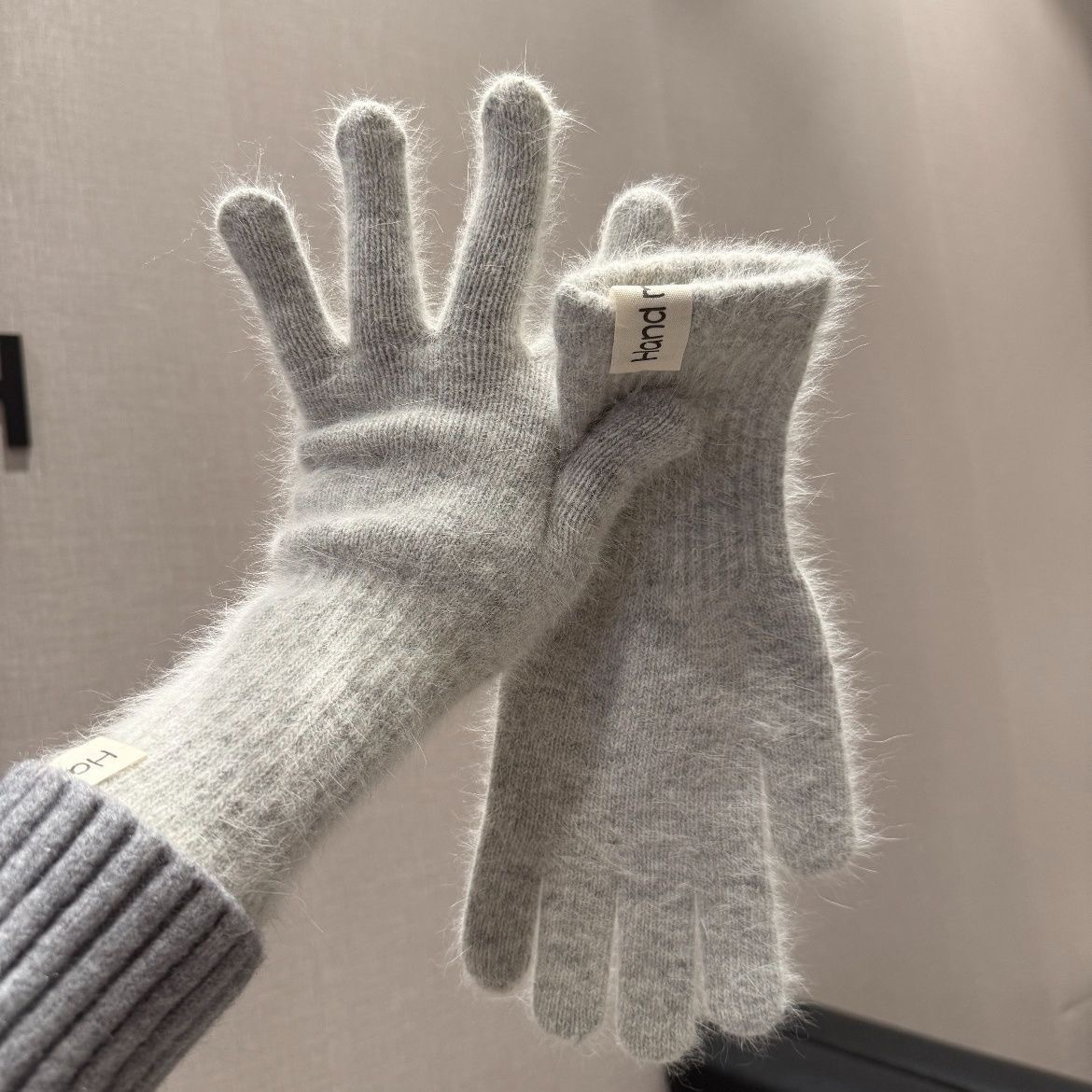 TEMU Gants d'hiver chauds et épais pour femmes - Gants à doigts, couleur unie, résistants au froid, adaptés au cyclisme, au ski, aux activités de et