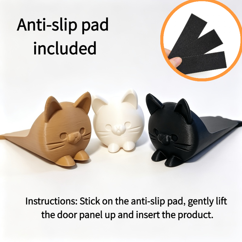 TEMU Three-pack Cute And Stylish Printed Kitten , Unique Creative Gift, Multi-functional Home Decor Ornament, Modern Home Daily Decoration, Ideal