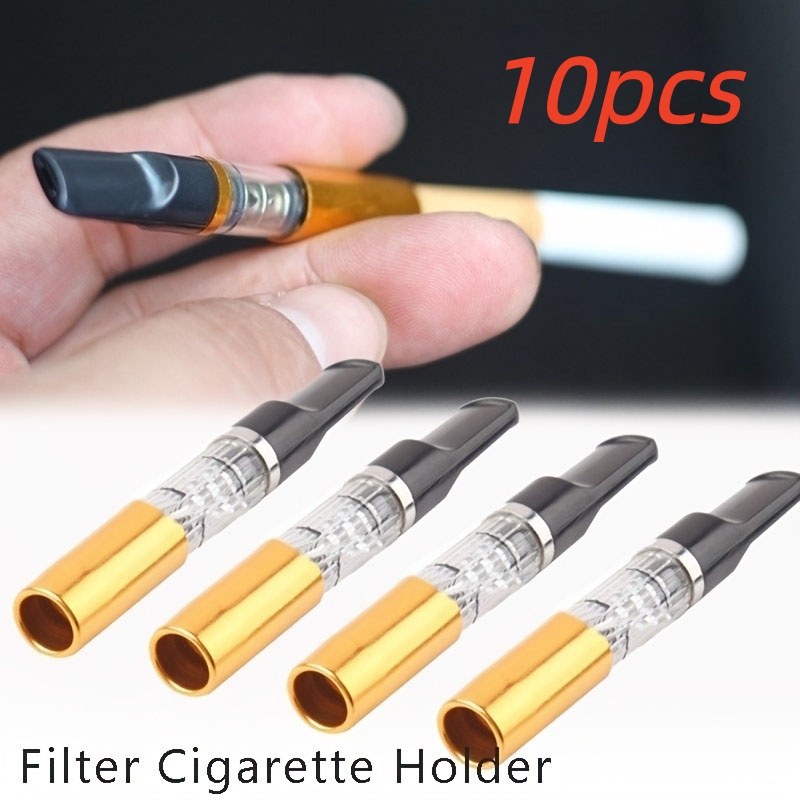 Pack of 5 Trendy Portable Filter Holder Heads - Reusable, Minimizes Tar And  Smoke - Mouthpieces Are Easy to Clean