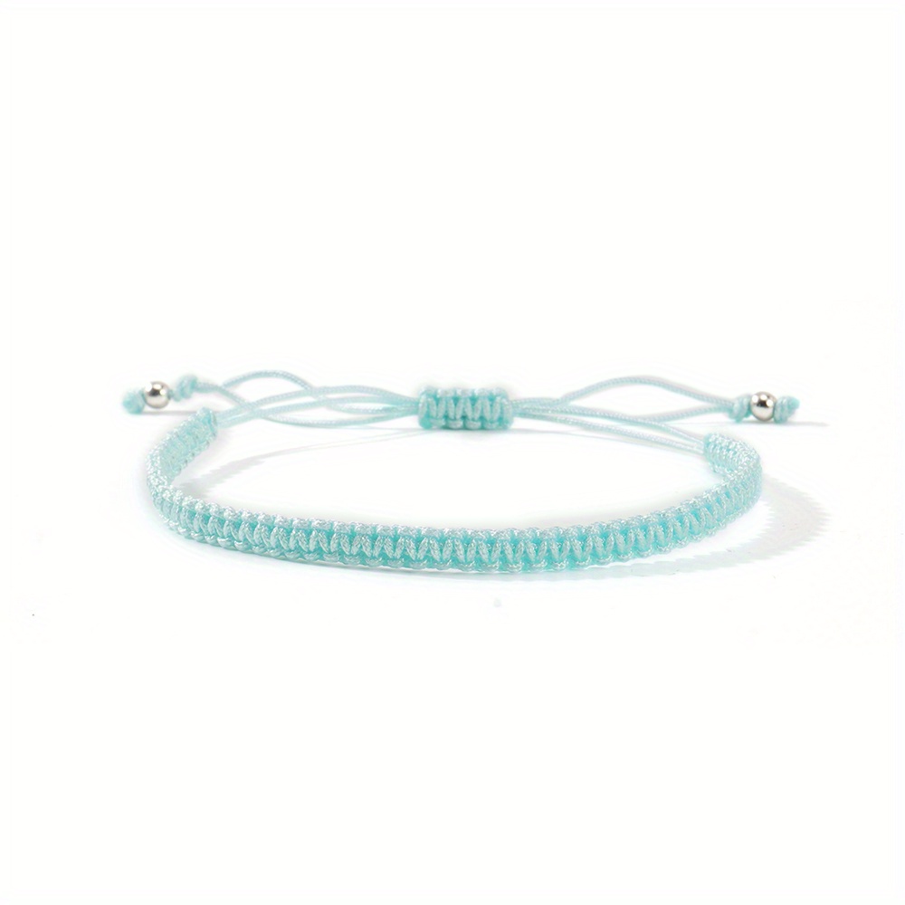 A Bohemian-style Women's Woven Bracelet, Multicolored Friendship Knot Adjustable Bracelet Jewelry For Women, Suitable For Casual And Vacation Wear