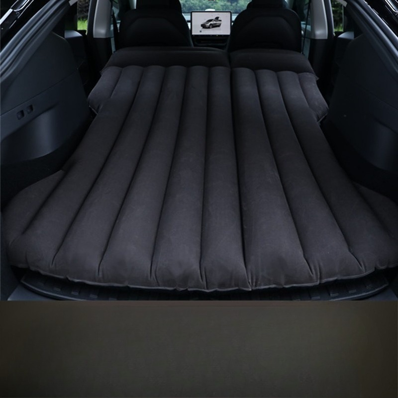 item picture double suv car inflatable mattress quick inflate camping air mattress for vehicles for tesla trunk   extra thick leak proof car mattress foldable portable travel sleeping pad suitable for outdoor travel and rv mattress