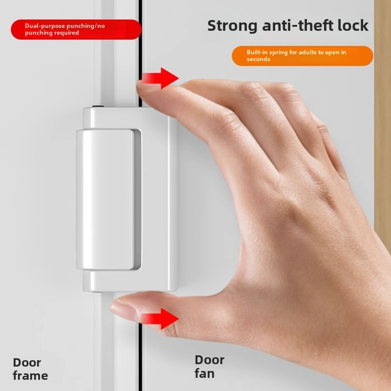 

Door Blocking Door Blocking Door Stop Safety Girls Living Hotel Anti-theft Wolf Home Security Lock