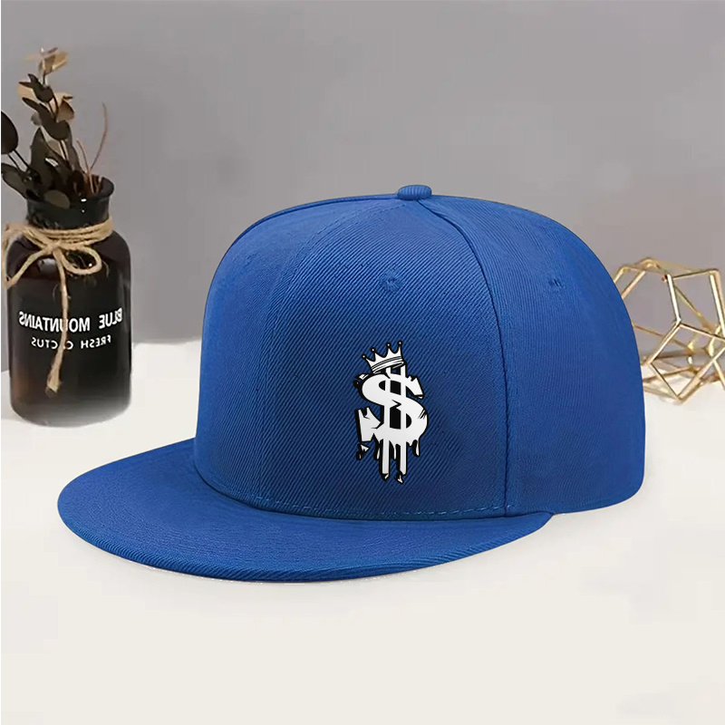 unisex vintage baseball cap flat brim hat adjustable snap  display picture 2