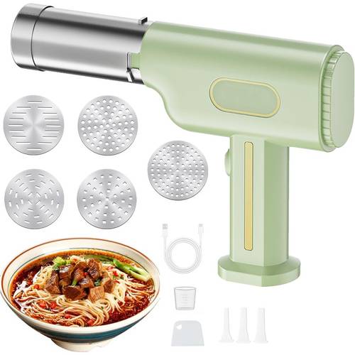 new stainless steel noodle extruder electric handheld wireless fully automatic small intelligent multifunctional household noodle machine