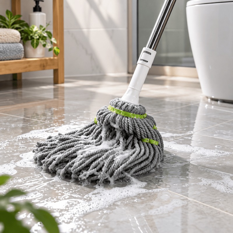 3pcs Set [Hand-Free Rotating Microfiber Mop X1 And Hook X2] with... product image 9