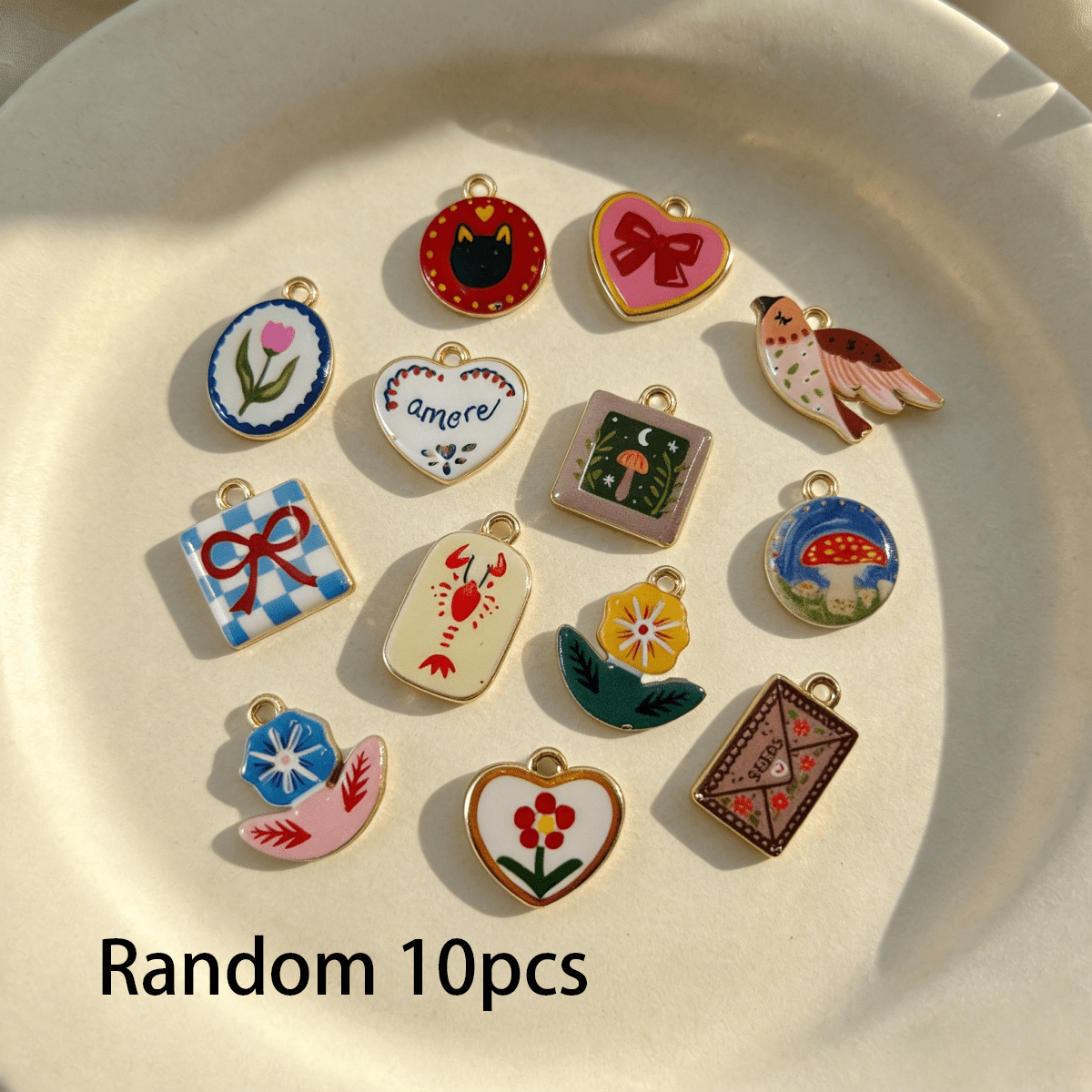 TEMU Random Assortment Of Diverse Styles And Charming Handmade Jewelry Additions, Necklace, Bracelet, Earrings, Keychain, Phone Chain, Couple Gift