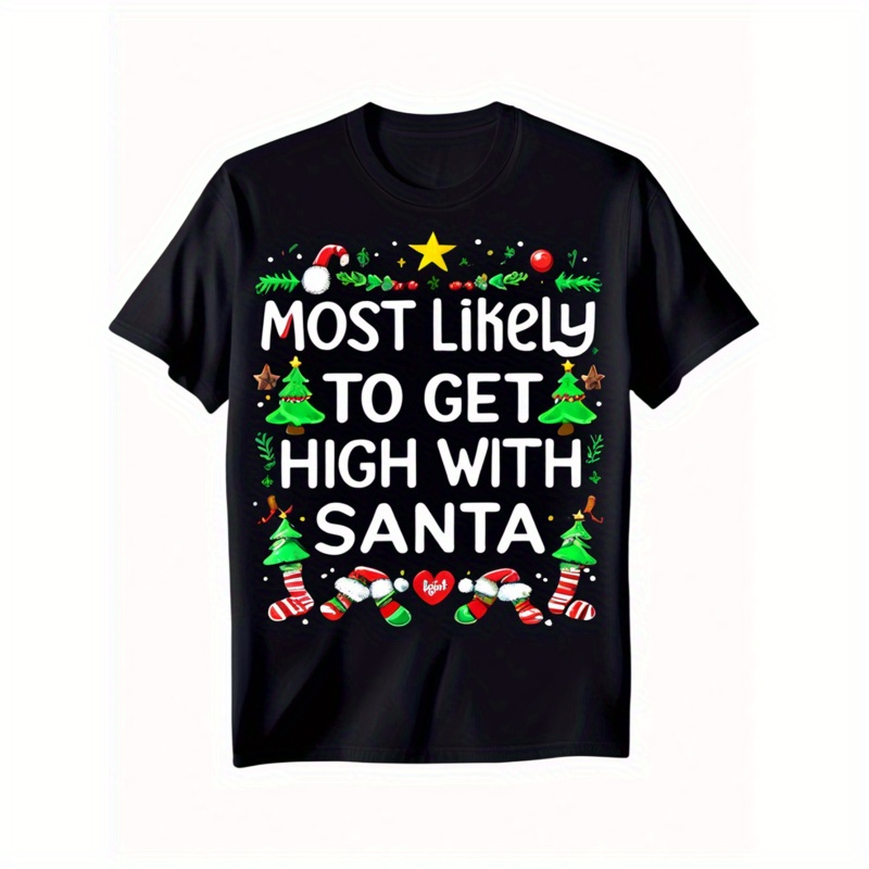 

To Get Christmas Adult Men T-shirt, 100% , Halloween Christmas For Men Women , S-2xl,