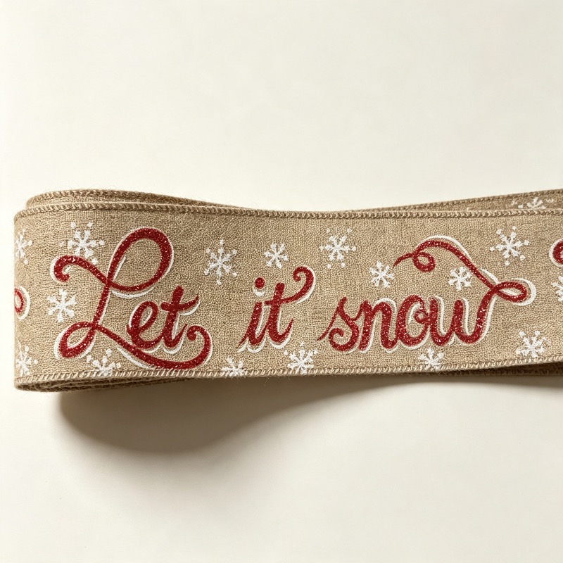 TEMU Diy Christmas Vintage Satin Ribbon - Classic Country Holiday Decoration, A Must-have For Craft Enthusiasts - Suitable For Weddings, Birthdays,