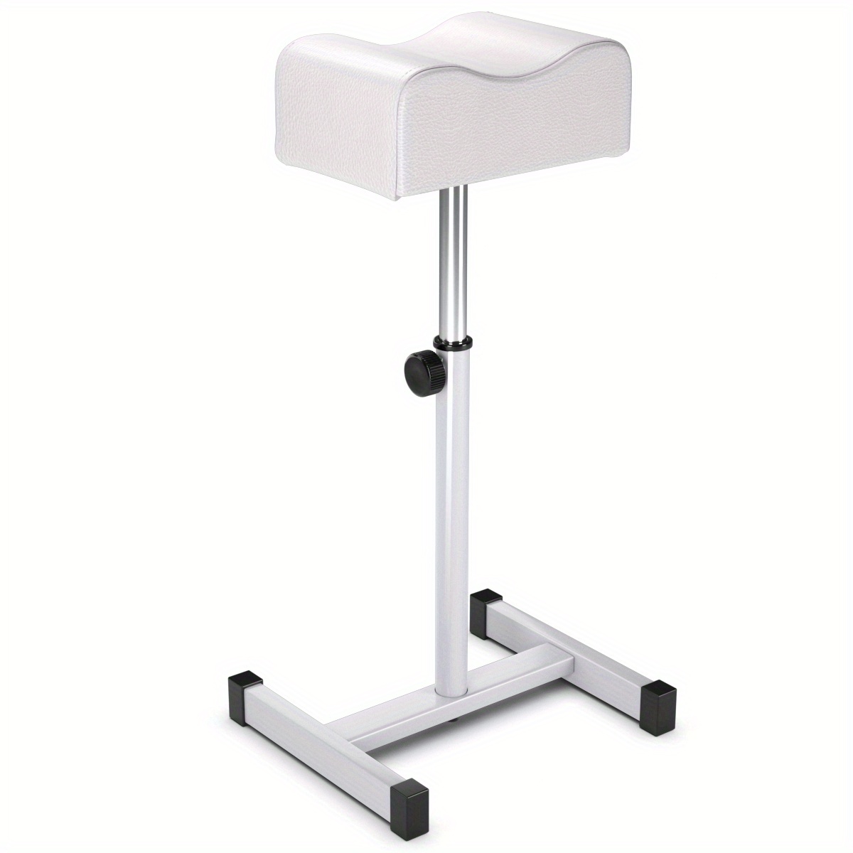 Image of Adjustable Pedicure Stool With A Leg Rest That Set Between 45cm And 65cm, Designed For Foot Care In Salons And Spas ()