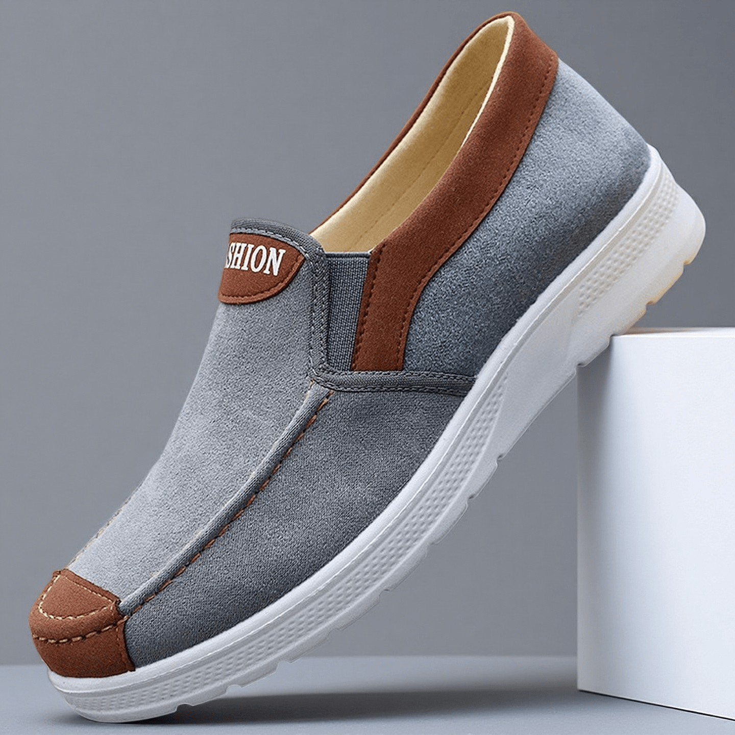 Sneakers, Men's Slip-on Trail Running Shoes, Skate Shoes. Men's Footwear for Outdoor Fitness