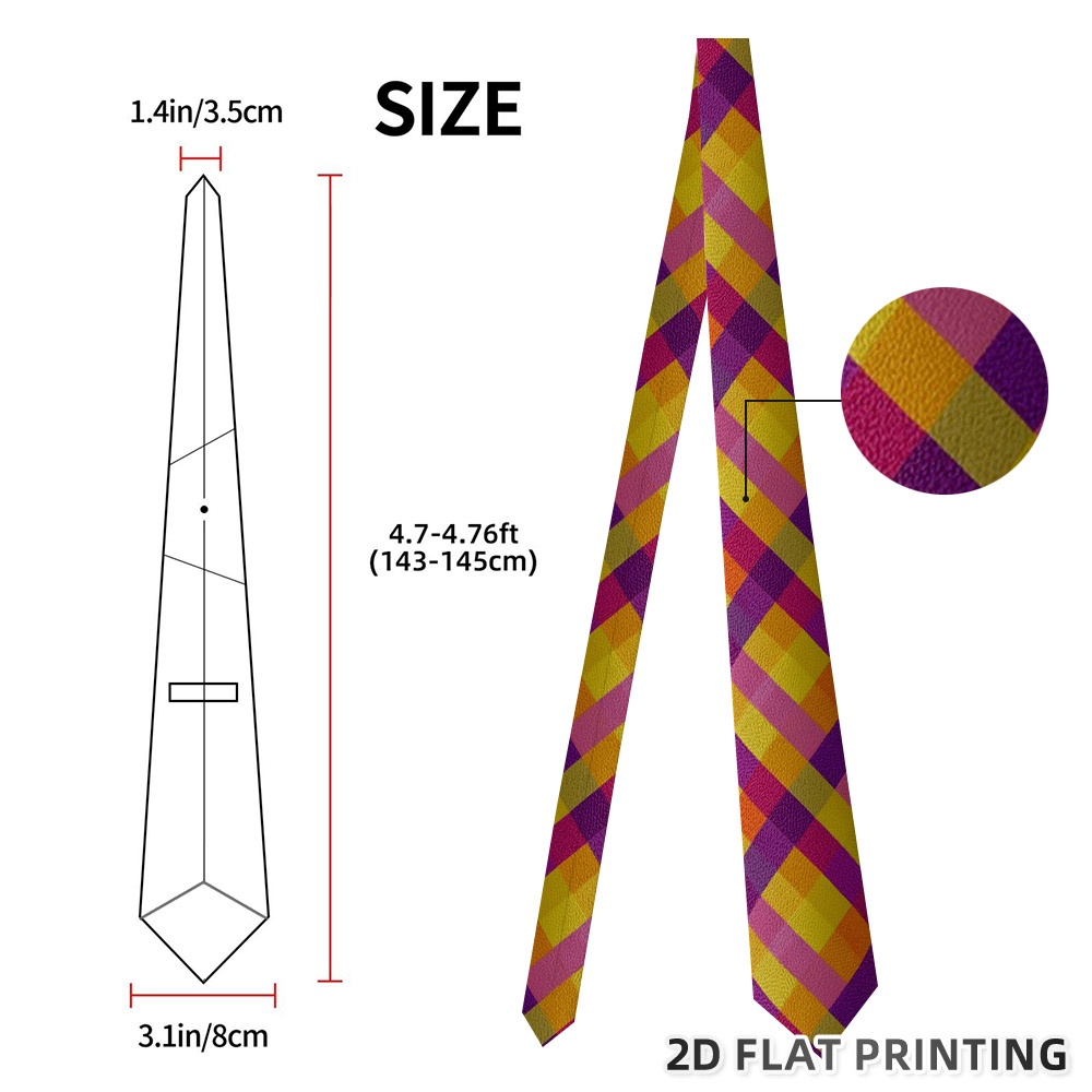TEMU 1pc Modern Necktie - Soft Comfortable Colorful Tie Suitable For Dates & Business Meetings, Elegant With 1200-needle Density, For Casual &