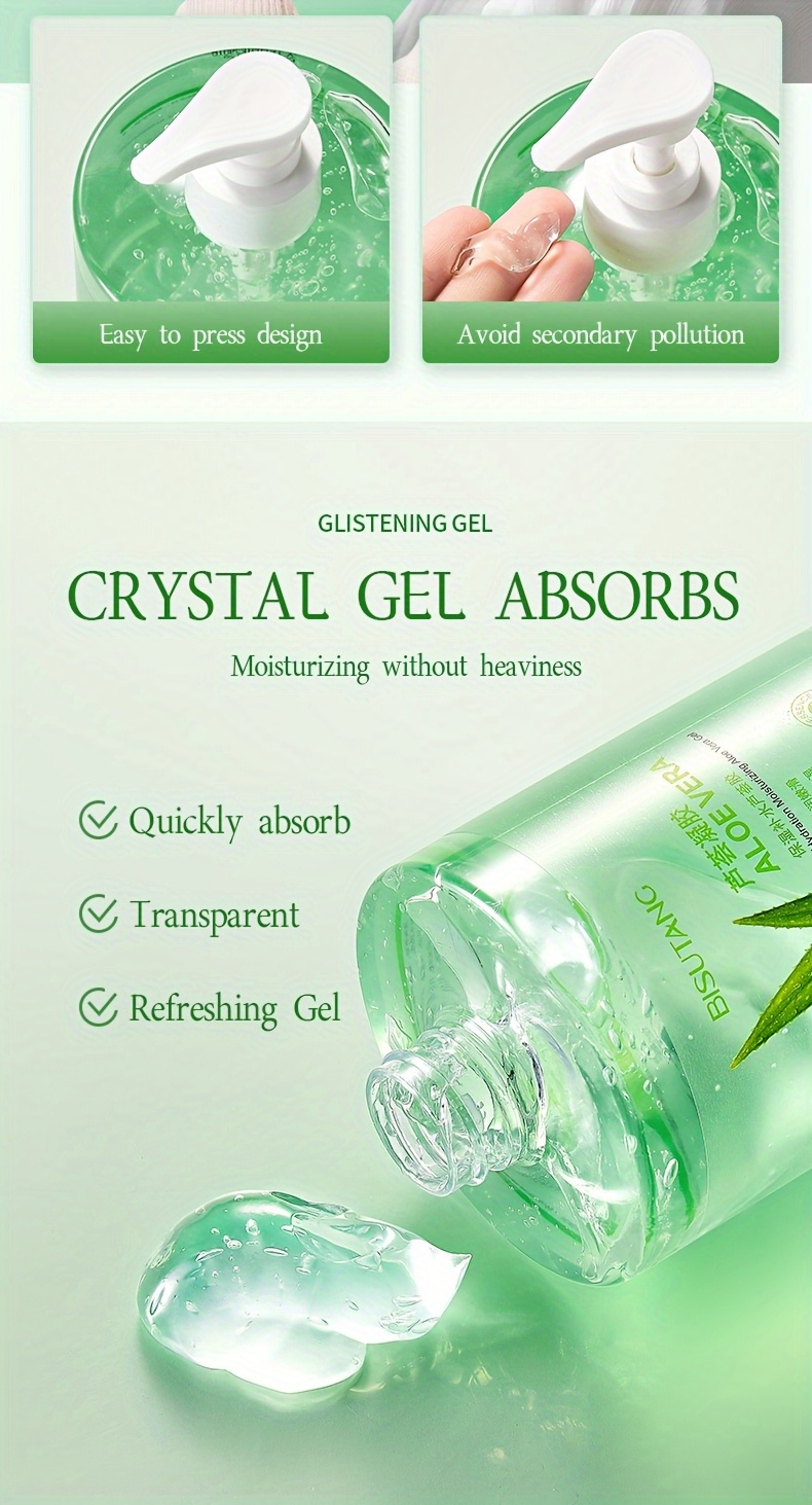 1 pack moisturizing aloe vera gel plant based squalane - Temu Bahrain