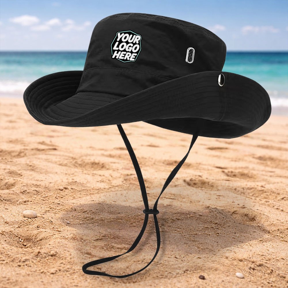 TEMU A Customizable Outdoor Leisure Wide-brimmed Bucket Hat With Name/logo/photo, Suitable For Summer Camping And Fishing. Unisex Fishing Hat